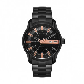 Bracelet de montre Diesel DZ1767 Acier inoxydable Noir 23mm