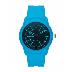 Bracelet de montre Diesel DZ1822 Silicone Bleu 19mm
