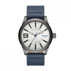 Bracelet de montre Diesel DZ1859 Cuir Bleu 24mm