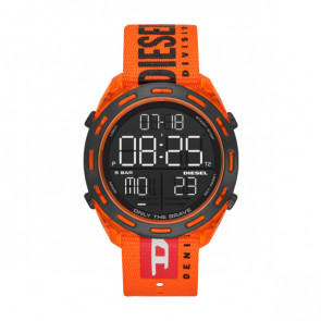 Bracelet de montre Diesel DZ1896 Textile Orange 24mm