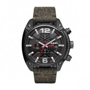 Bracelet de montre Diesel DZ4373 Cuir/Textile Noir