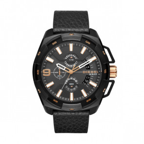Bracelet de montre Diesel DZ4419 Cuir Noir 24mm