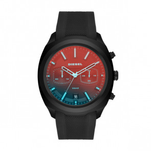 Bracelet de montre Diesel DZ4493 Silicone Noir 26mm