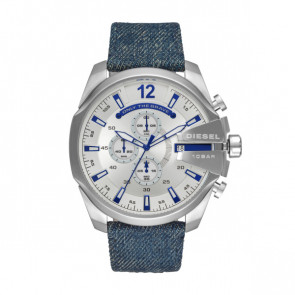 Bracelet de montre Diesel DZ4511 Cuir/Textile Bleu 26mm