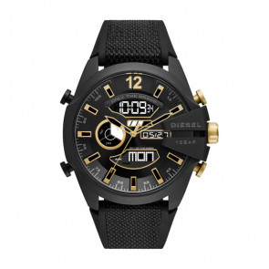 Bracelet de montre Diesel DZ4552 Caoutchouc Noir 26mm