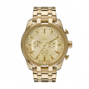 Bracelet de montre Diesel DZ4590 Acier Plaqué or 26mm