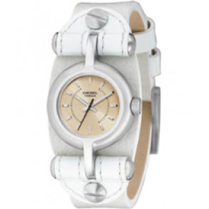 Bracelet de montre Diesel DZ5072 Cuir Blanc 22mm