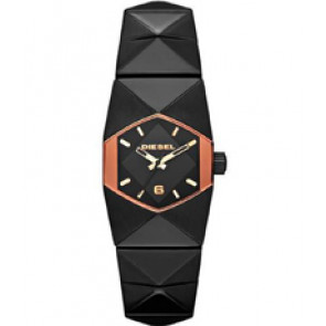 Bracelet de montre Diesel DZ5327 Acier inoxydable Noir 19mm