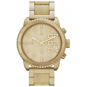 Bracelet de montre Diesel DZ5387 Acier inoxydable Plaqué or 22mm