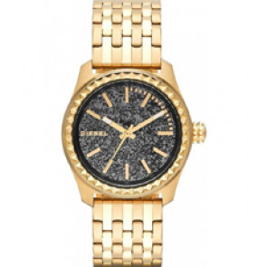 Bracelet de montre Diesel DZ5405 Acier inoxydable Plaqué or 20mm