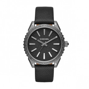 Bracelet de montre Diesel DZ5533 Cuir Noir 18mm