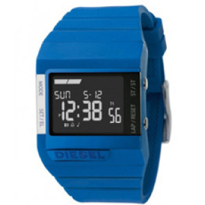 Bracelet de montre Diesel DZ7134 Silicone Bleu 23mm