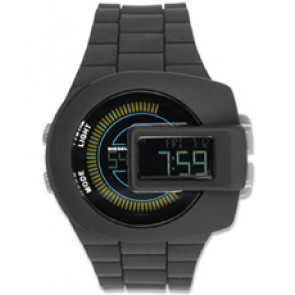 Bracelet de montre (Combinaison bracelet + cas) Diesel DZ7274 Silicone Noir 28mm