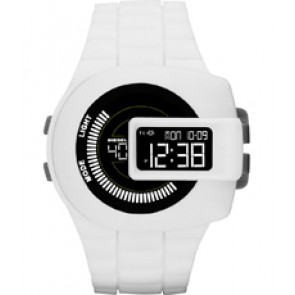 Bracelet de montre Diesel DZ7275 Silicone Blanc 28mm
