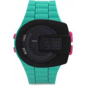 Bracelet de montre Diesel DZ7300 Silicone Turquoise 28mm