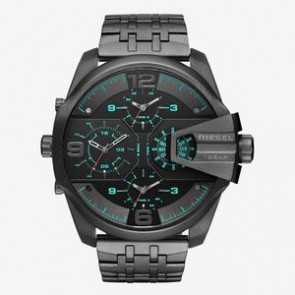 Bracelet de montre Diesel DZ7372 Acier inoxydable Gris anthracite 28mm