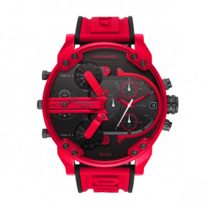 Bracelet de montre Diesel DZ7431 Caoutchouc Rouge 26mm
