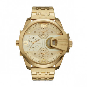 Bracelet de montre Diesel DZ7447 Acier Plaqué or 28mm