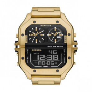 Bracelet de montre Diesel DZ7454 Acier Plaqué or 28mm