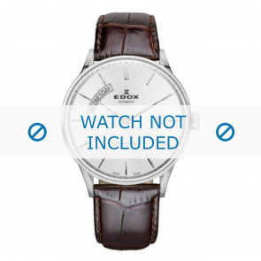 Bracelet de montre Edox 83010-3B-AIN Cuir Brun 22mm