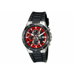 Casio bracelet de montre 10421436 En caoutchouc Noir 16mm 
