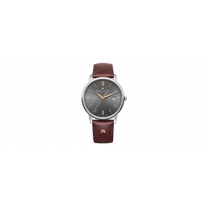 Bracelet de montre Maurice Lacroix EL1118-SS001-311-1 Cuir Brun 20mm