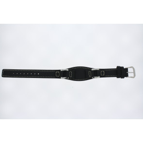 Bracelet de montre Fossil ES1074 Cuir Noir 14mm