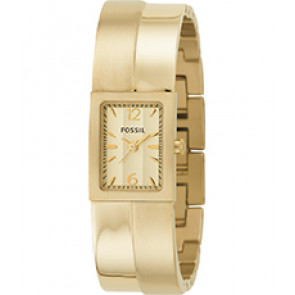 Bracelet de montre Fossil ES2226 Acier inoxydable Plaqué or 20mm