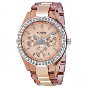 Bracelet de montre Fossil ES2866 Acier Rosé 18mm