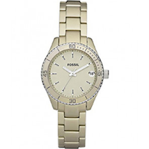 Bracelet de montre Fossil ES2902 Acier Plaqué or 14mm