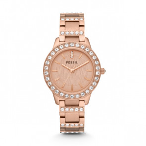 Bracelet de montre Fossil ES3020 / 11XXXX Acier inoxydable Rosé 15mm