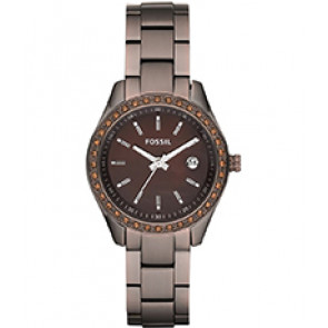 Bracelet de montre Fossil ES3022 Acier inoxydable Brun 14mm