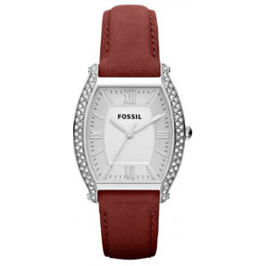 Bracelet de montre Fossil ES3179 Cuir Rouge 16mm
