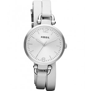 Bracelet de montre Fossil ES3246 Cuir Blanc 8mm