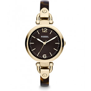 Bracelet de montre Fossil ES3295 Acier inoxydable Plaqué or 7mm