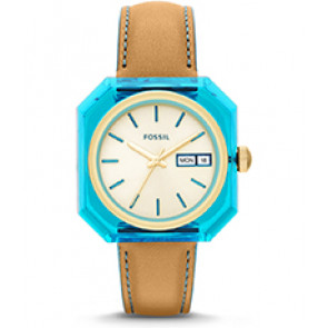 Bracelet de montre Fossil ES3536 Cuir Brun 18mm