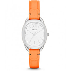 Bracelet de montre Fossil ES3555 Cuir Orange 10mm