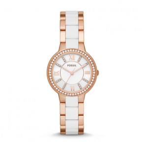 Bracelet de montre Fossil ES3561 Acier inoxydable Rosé 14mm
