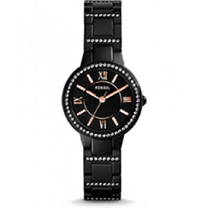 Bracelet de montre Fossil ES3610 Acier inoxydable Noir 14mm