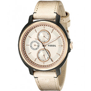 Bracelet de montre Fossil ES3772 Cuir Beige 18-20mm variabel