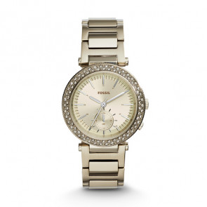 Bracelet de montre Fossil ES3914 Acier inoxydable Plaqué or 12mm