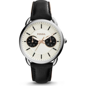 Bracelet de montre Fossil ES3953 Cuir Noir 16mm