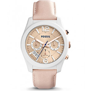 Bracelet de montre Fossil ES3980 Cuir Rose 20mm