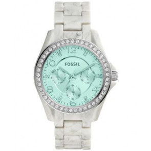 Bracelet de montre Fossil ES4015 Plastique Gris 18mm