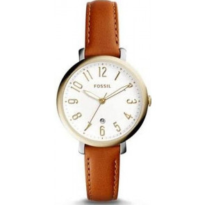 Bracelet de montre Fossil ES4086 Cuir Brun 12mm