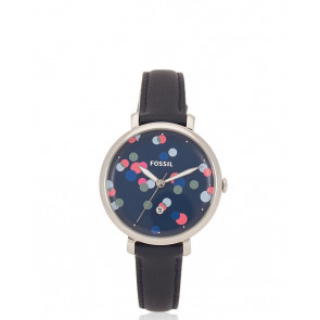 Bracelet de montre Fossil ES4103 Cuir Bleu 12mm