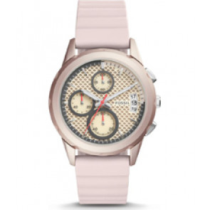 Bracelet de montre Fossil ES4172 Silicone Rose 20mm