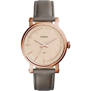 Bracelet de montre Fossil ES4180 Cuir Gris 18mm