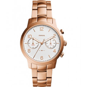 Bracelet de montre Fossil ES4237 Acier inoxydable Rosé 18mm