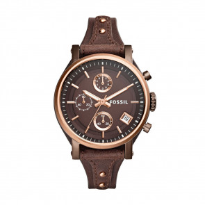 Bracelet de montre Fossil ES4286 Cuir Brun 18mm